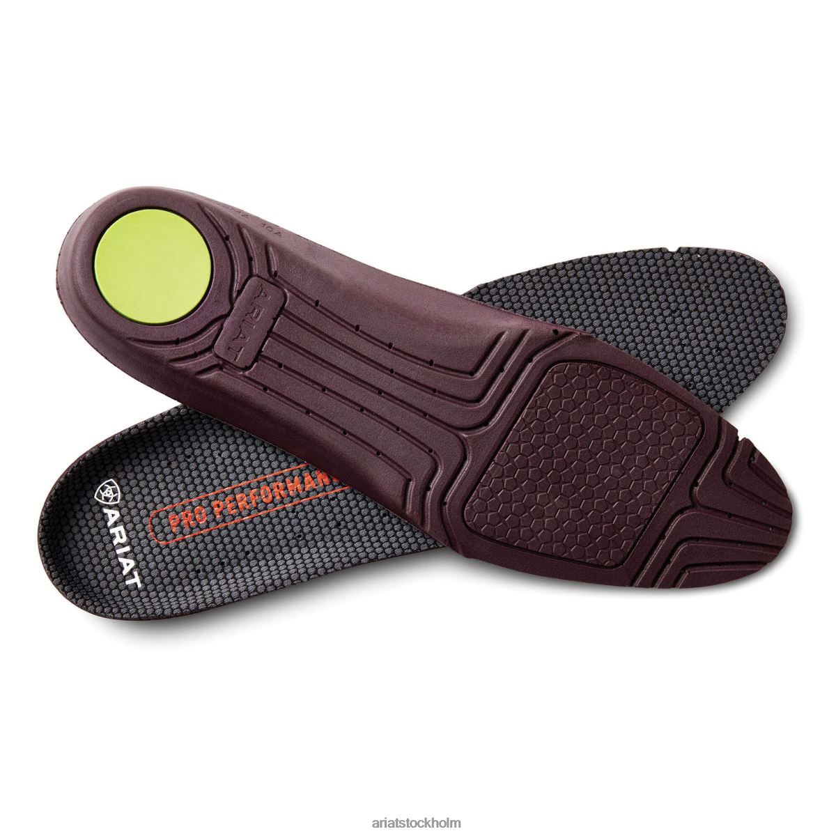 Tillbehör Ariat proffs innersula med rund tå svart kvinnor F04843802
