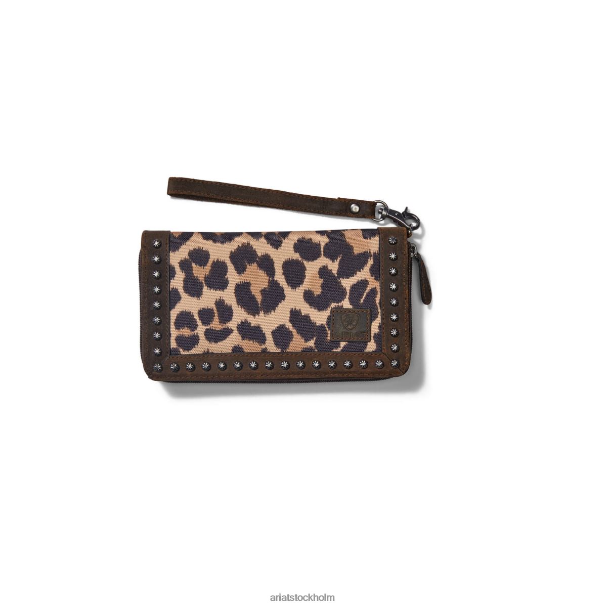Tillbehör Ariat clutch plånbok gepard brun kvinnor F04843731