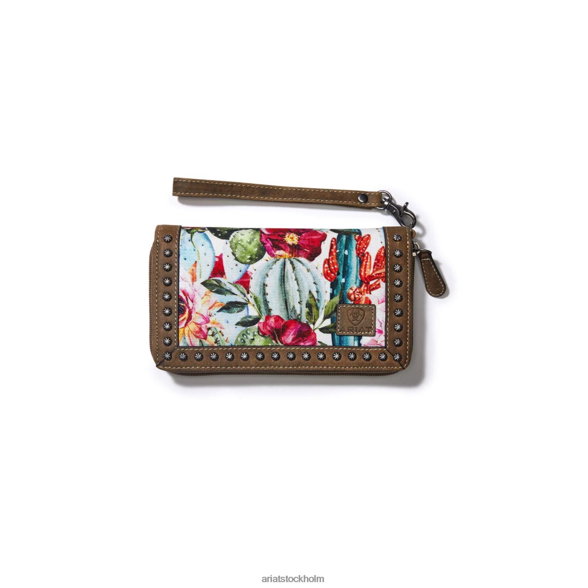 Tillbehör Ariat clutch plånbok kaktus blommig mång kvinnor F04843726