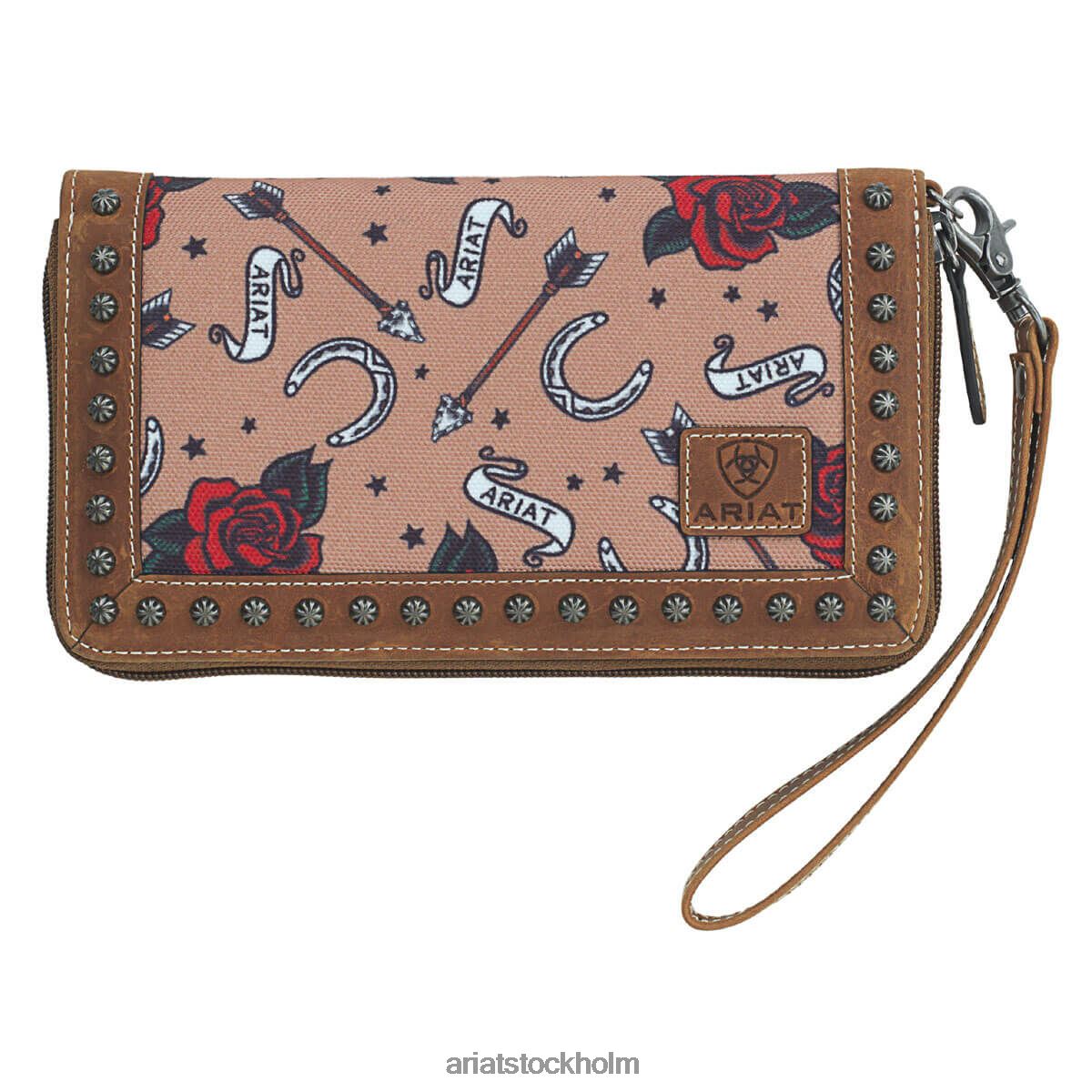 Tillbehör Ariat cruiser clutch plånbok solbränna kvinnor F04843730