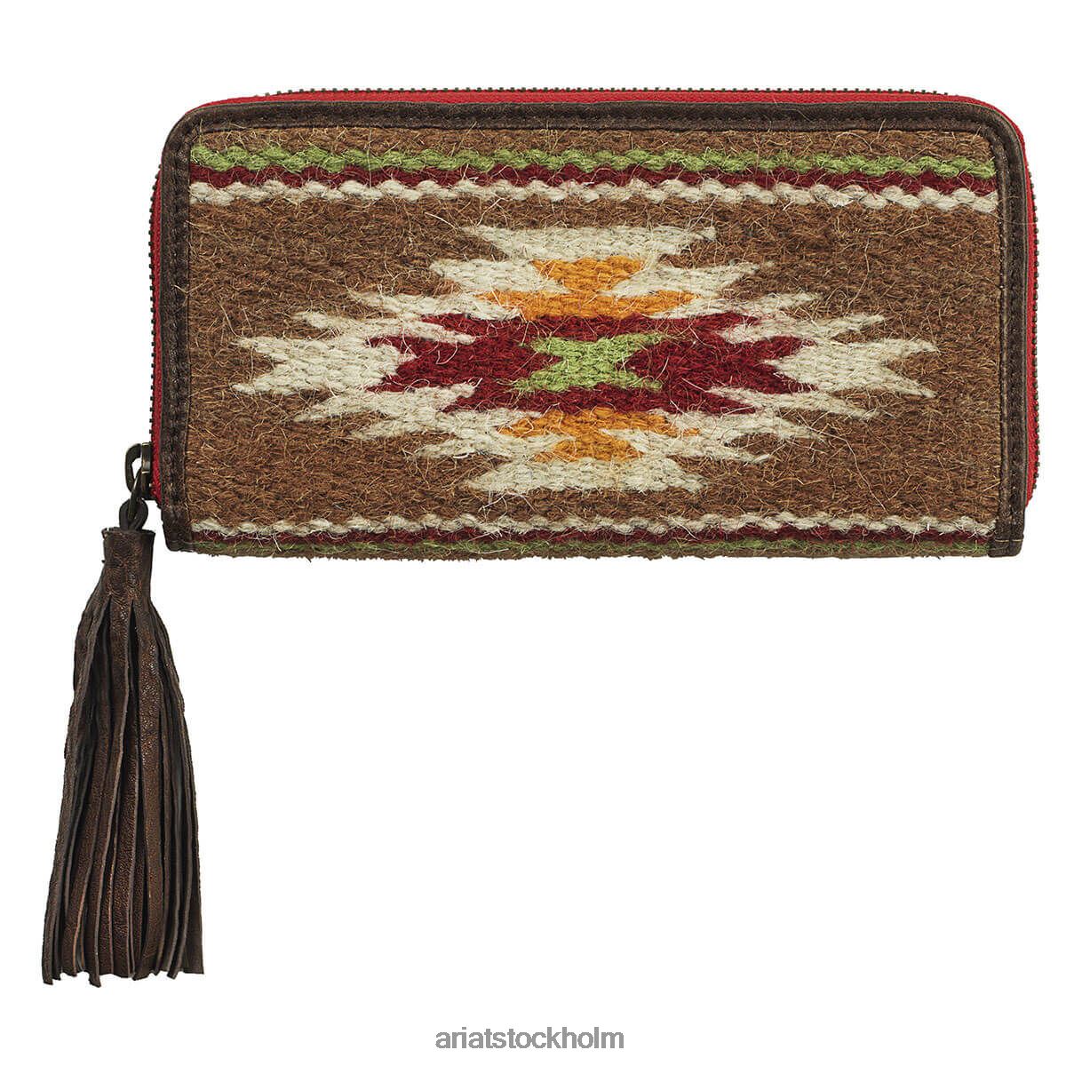 Tillbehör Ariat sheridan clutch plånbok brun kvinnor F04843739