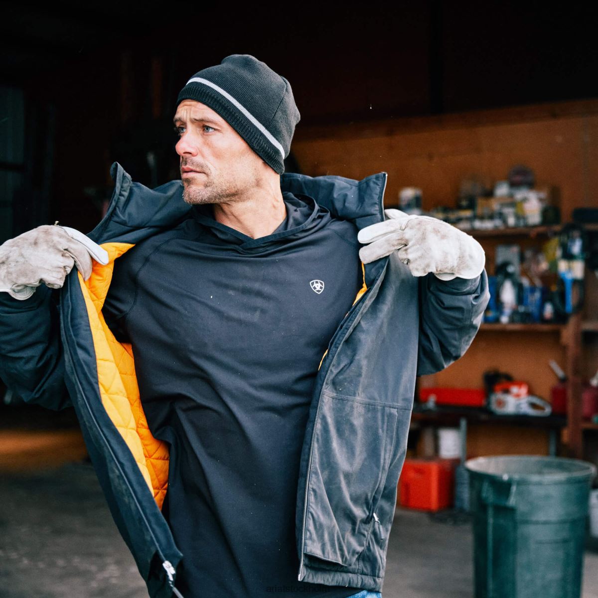 blast Ariat cornell baslager svart män F0484645