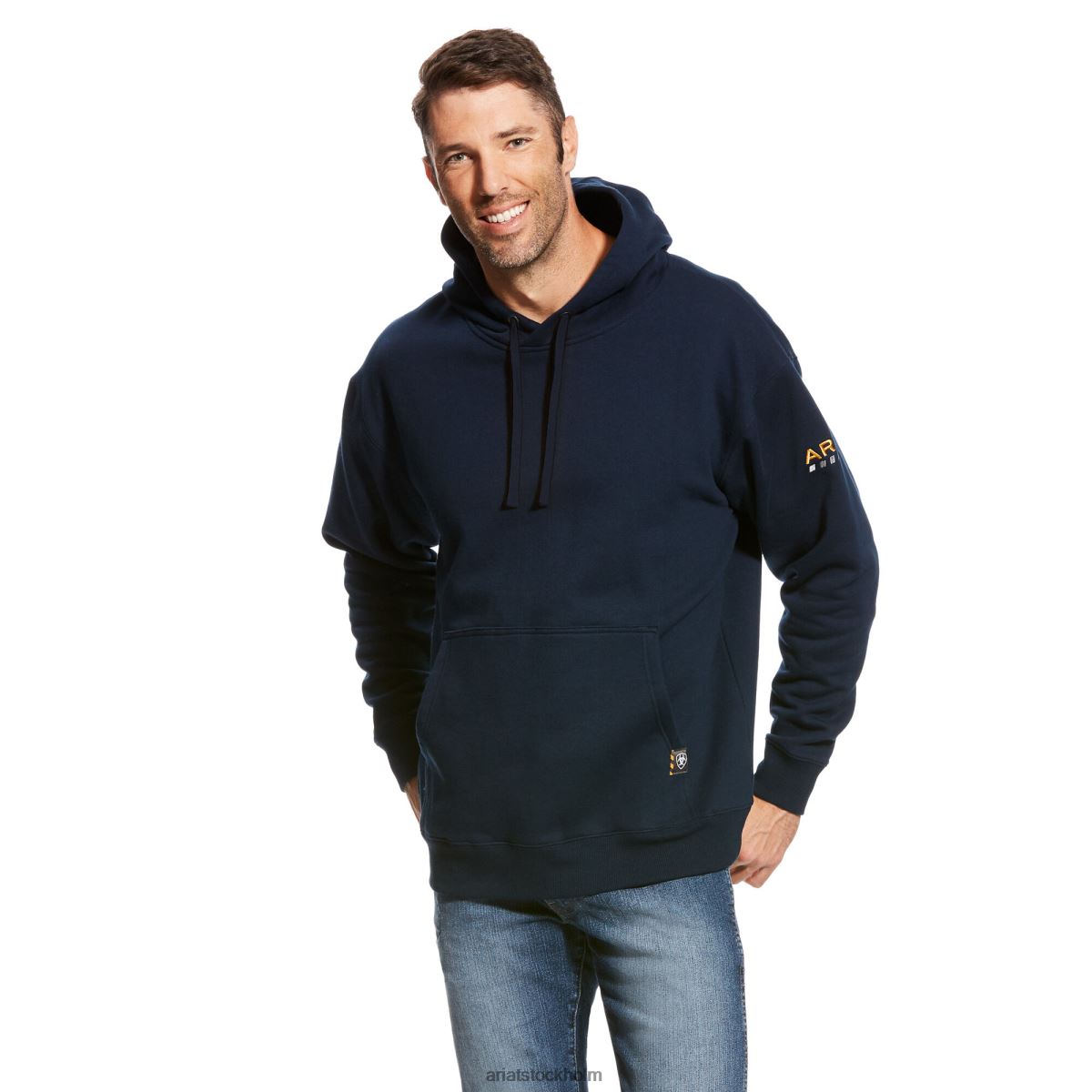 blast Ariat hoodie för armeringsjärn Marin män F04841428