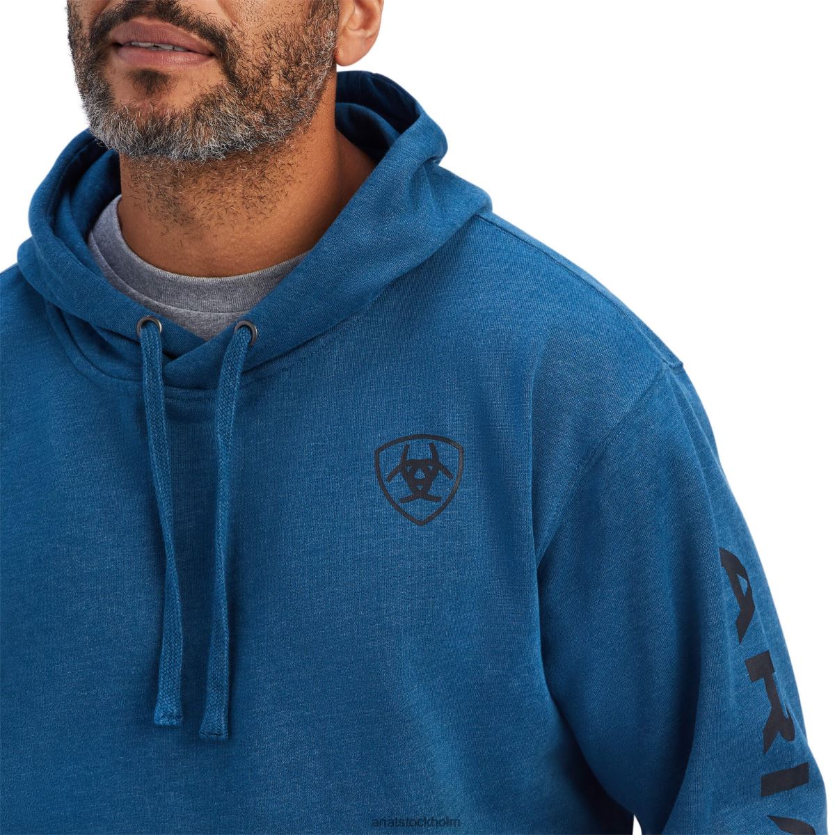 blast Ariat hoodie med logotyp poseidon ljung män F04841409