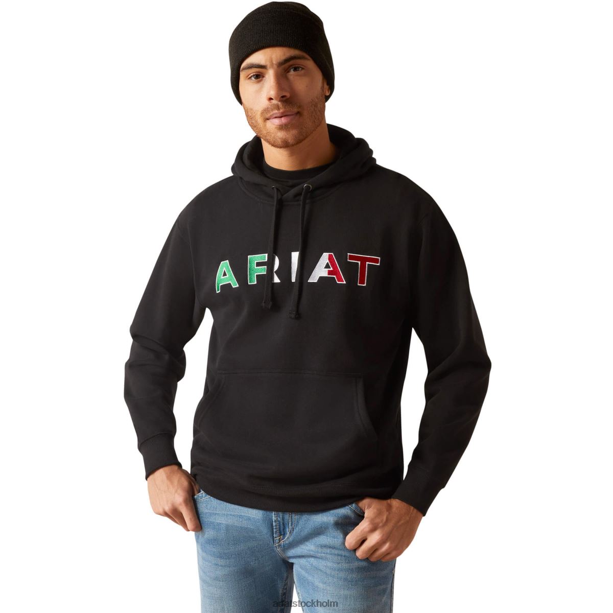 blast Ariat mexico hoodie svart män F04841406