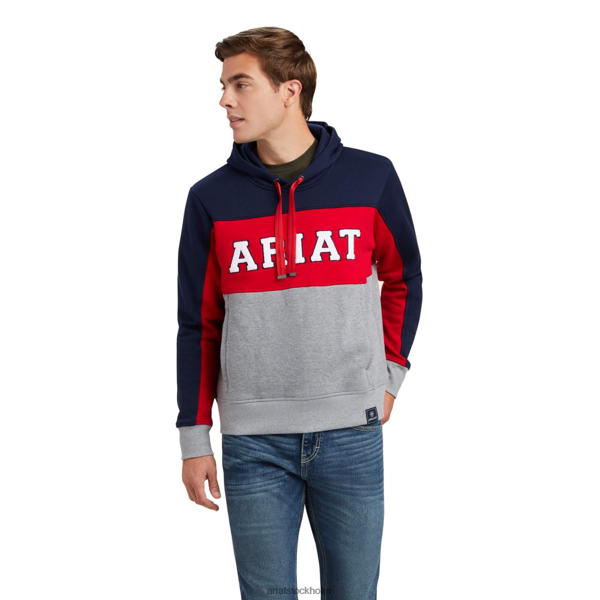 blast Ariat rabere team hoodie Marin män F04841510