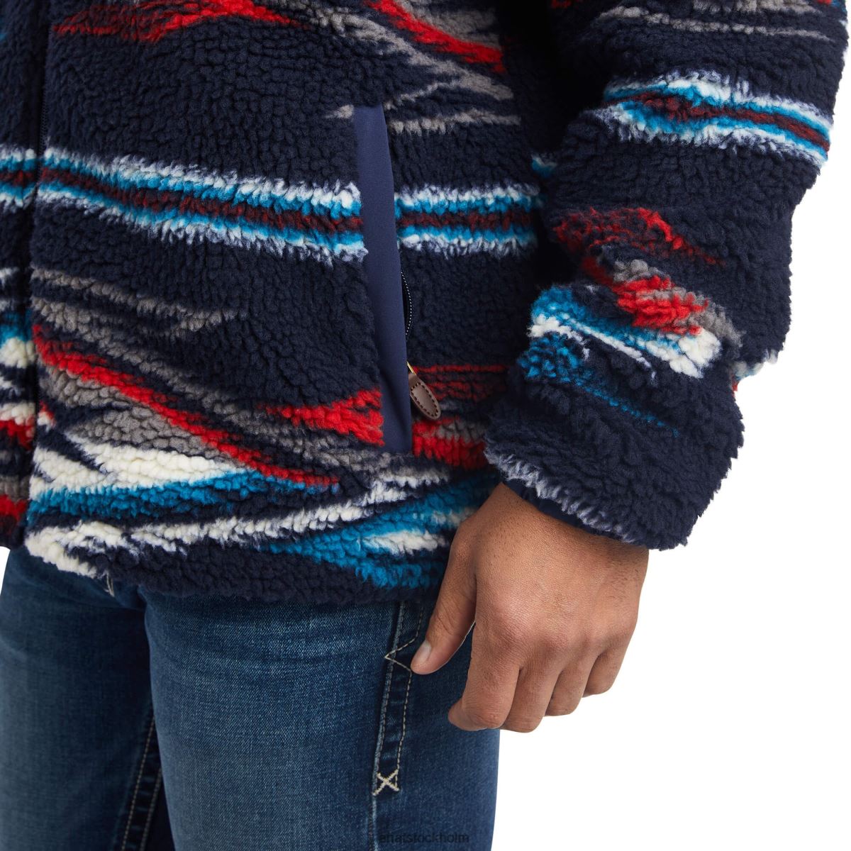 blast Ariat chimayo fleecejacka nya mexikanska flottan män F04841517