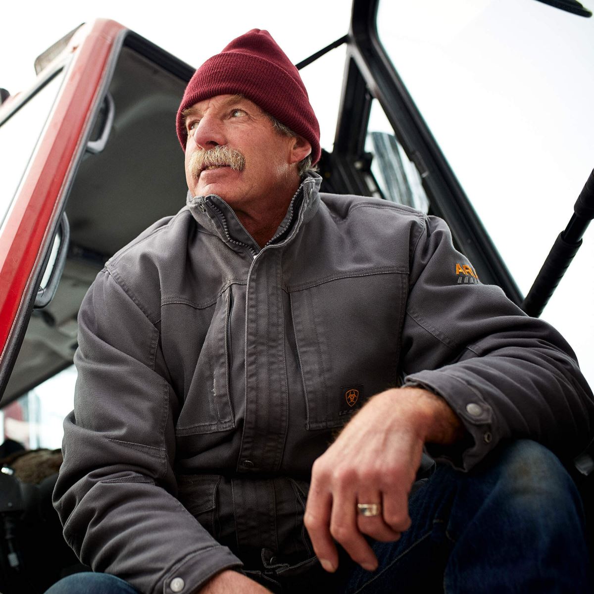 blast Ariat fr duralight stretch canvas jacka järngrå män F04841561