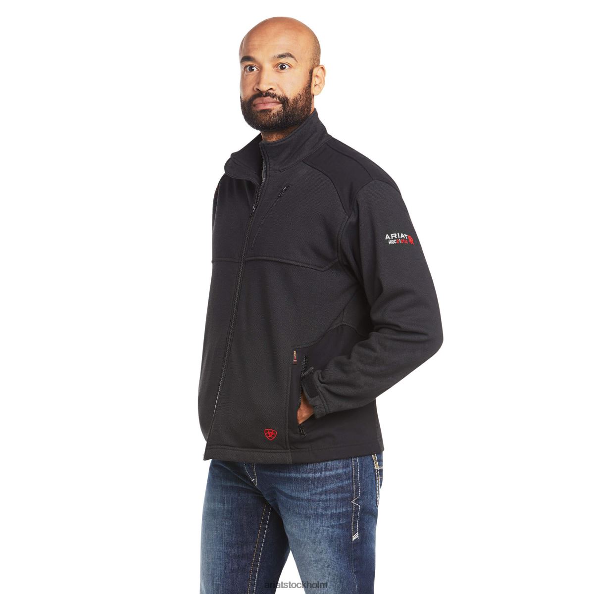 blast Ariat fr polartec plattformsjacka svart män F04841607