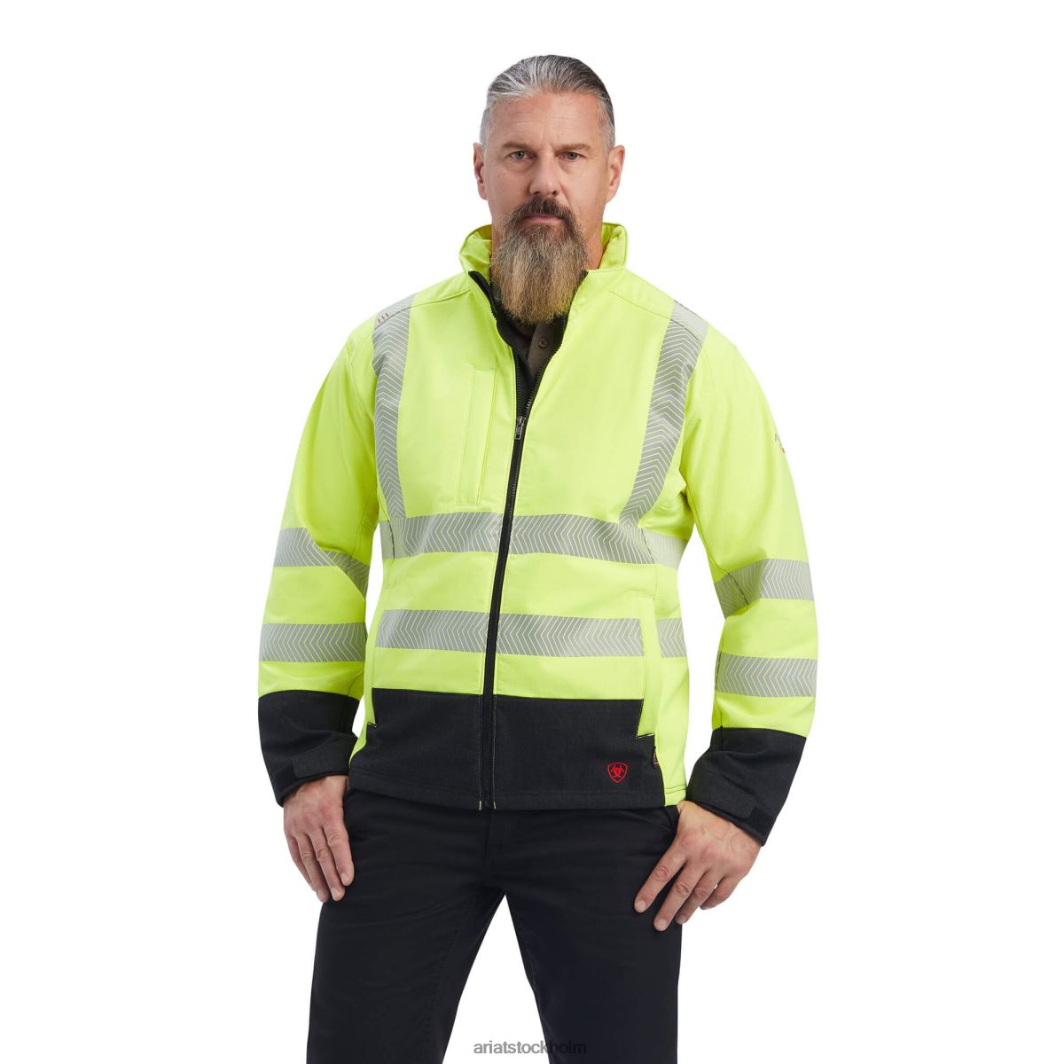 blast Ariat fr vernon hi-vis softshelljacka hi-vis gul män F04841641