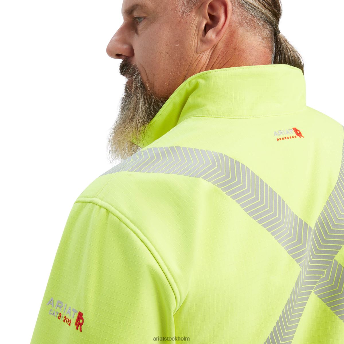blast Ariat fr vernon hi-vis softshelljacka hi-vis gul män F04841641