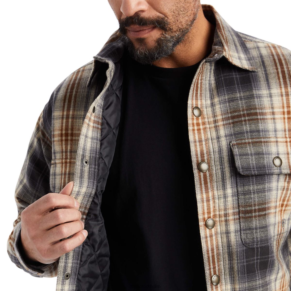 blast Ariat heston skjortjacka vitpeppar män F04841552