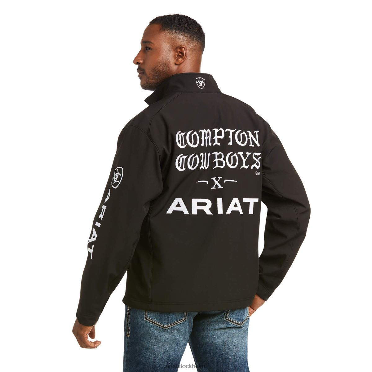 blast Ariat logo 2.0 cowboyjacka med logotyp svart män F04841571