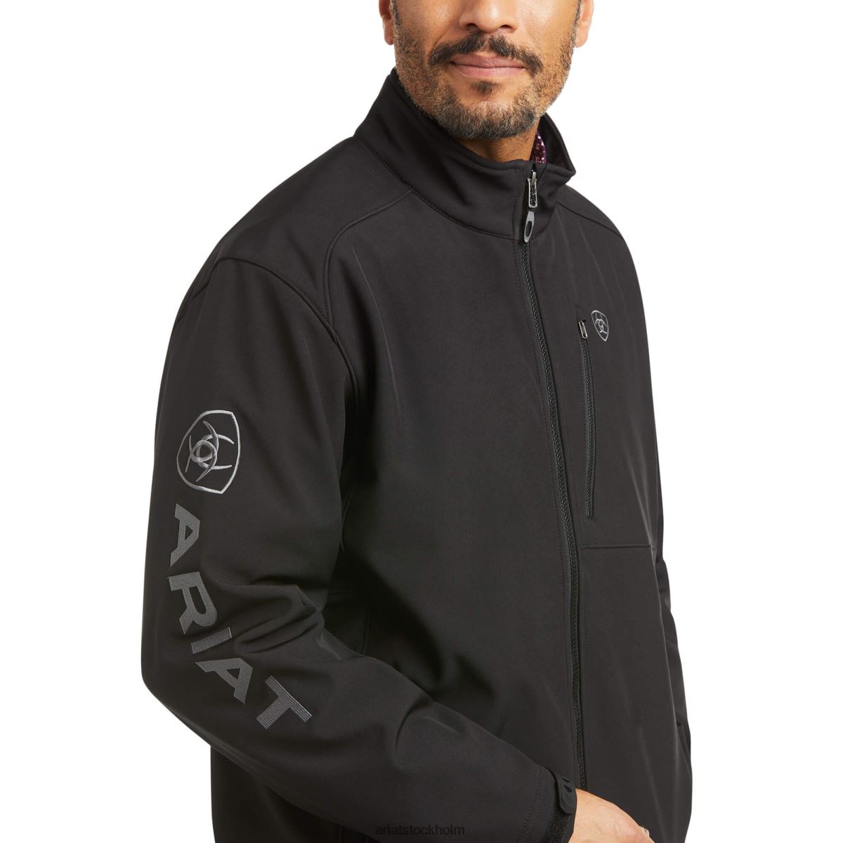 blast Ariat logo 2.0 patriot softshell vattenavvisande jacka svart män F04841515