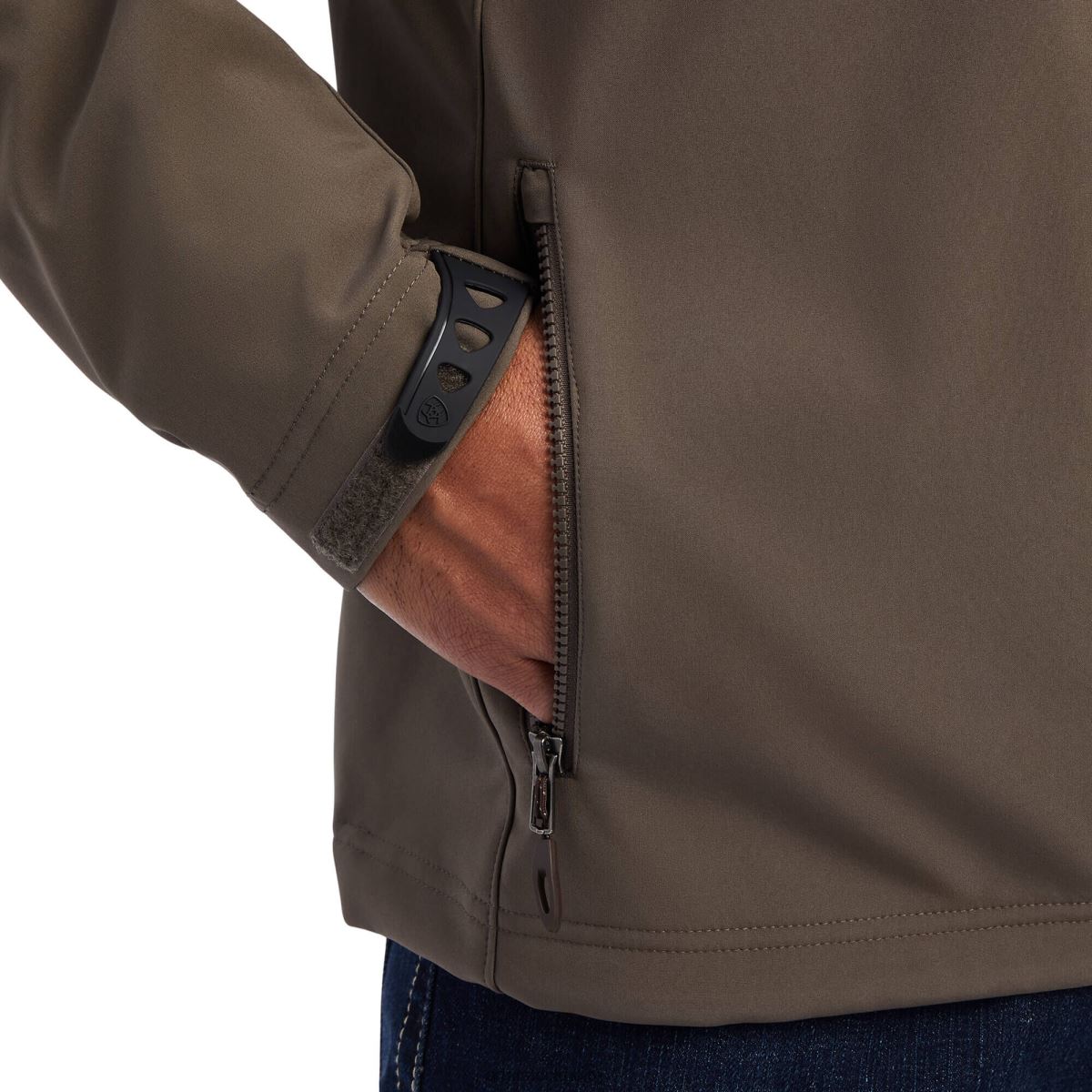 blast Ariat logo 2.0 softshelljacka banyan bark män F04841559