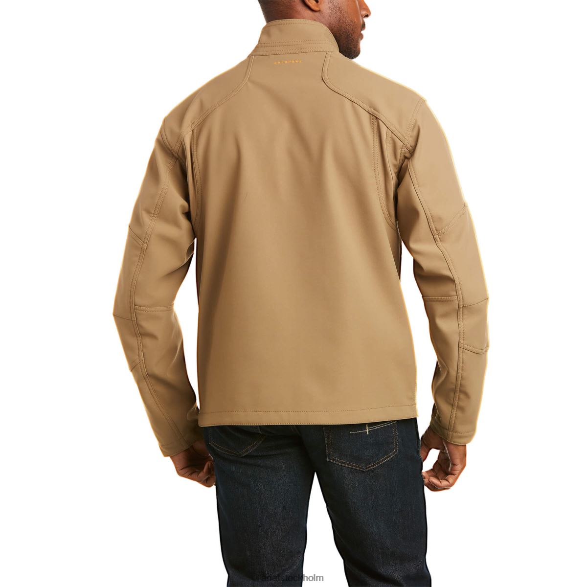 blast Ariat softshelljacka i armeringsjärn i stretchcanvas fält khaki män F04841608