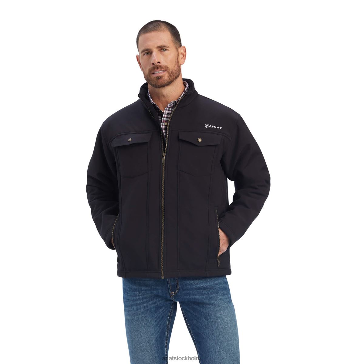 blast Ariat vernon sherpajacka svart män F04841535