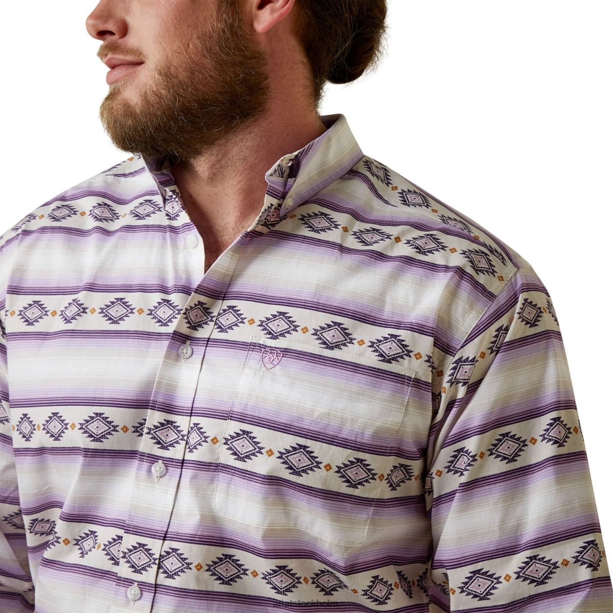 blast Ariat Marlon skjorta med klassisk passform ostrongrå män F04841379