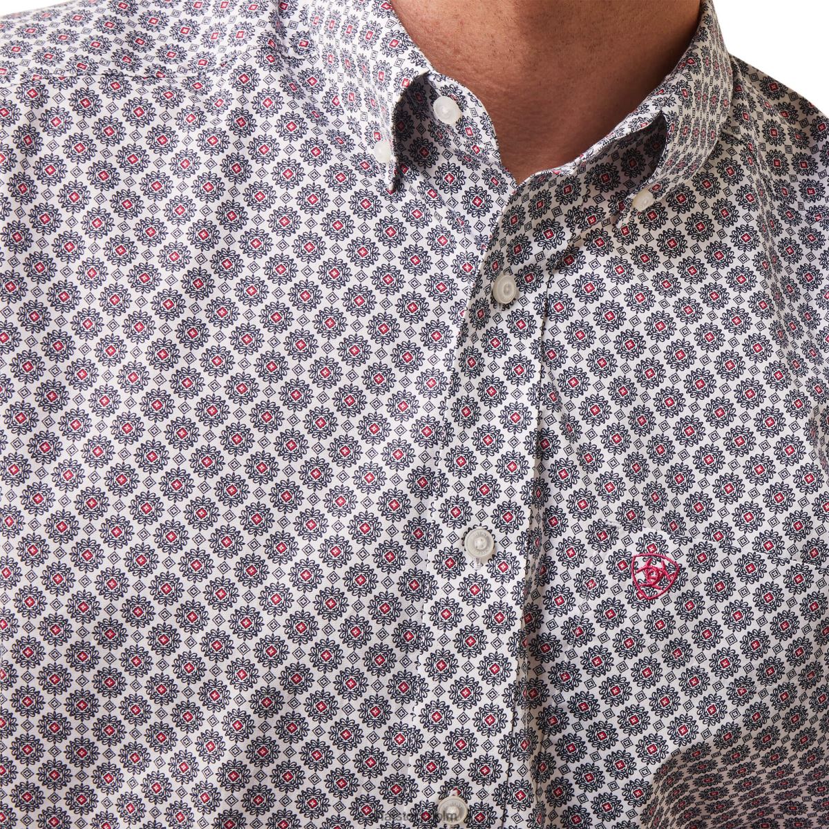 blast Ariat Novah skjorta med klassisk passform vit män F0484968