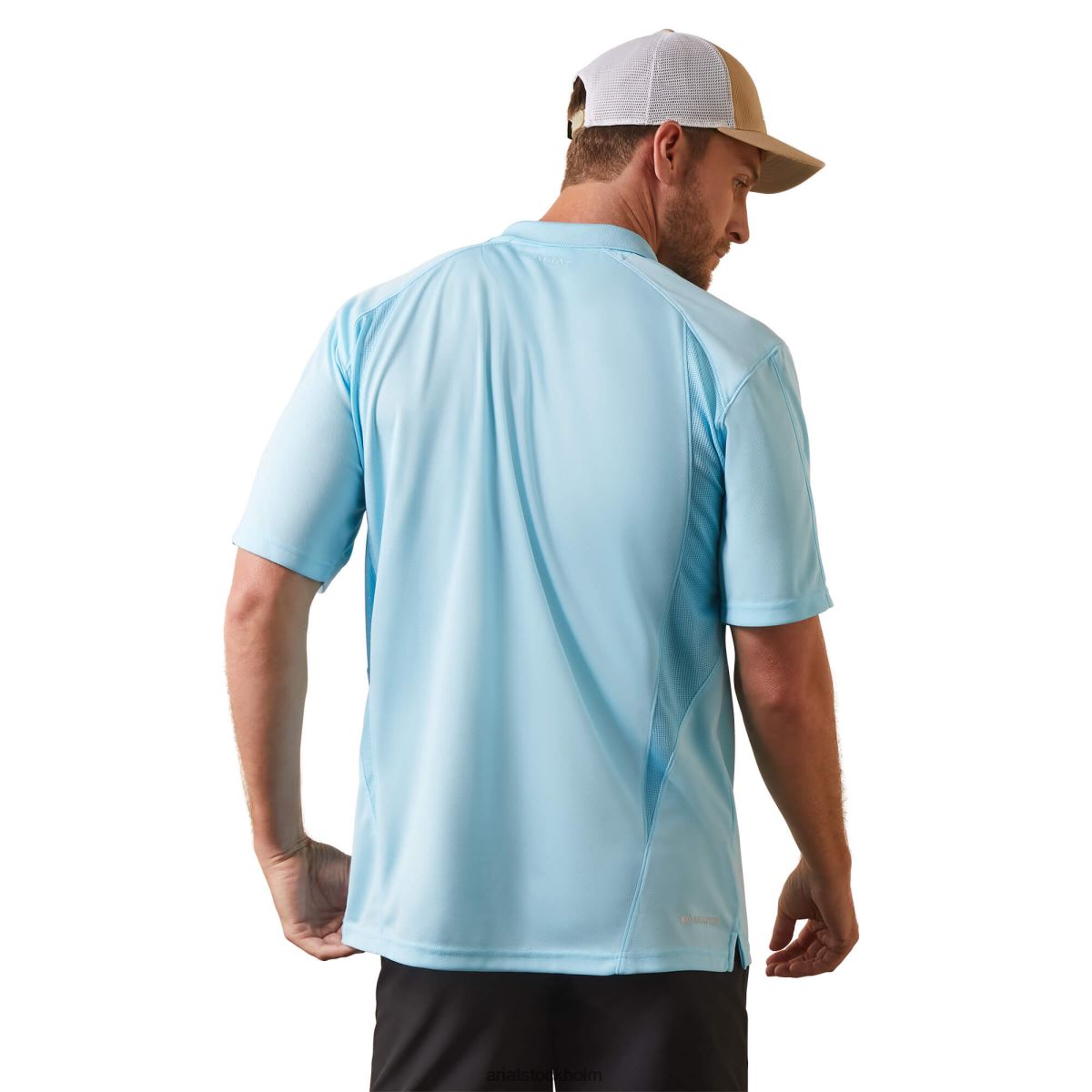 blast Ariat ac polo cenote aqua män F0484623