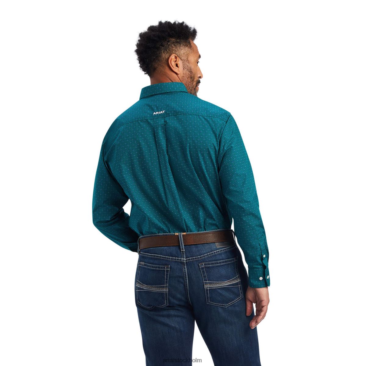 blast Ariat benson skjorta med klassisk passform everglade män F0484998