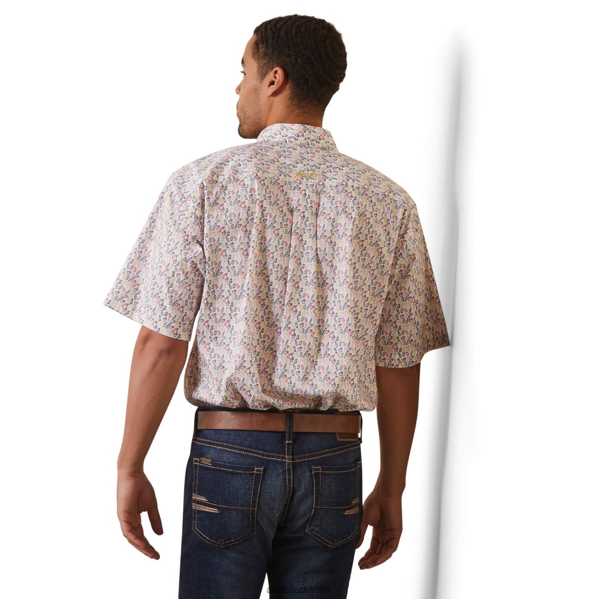 blast Ariat danon skjorta med klassisk passform vit män F04841160