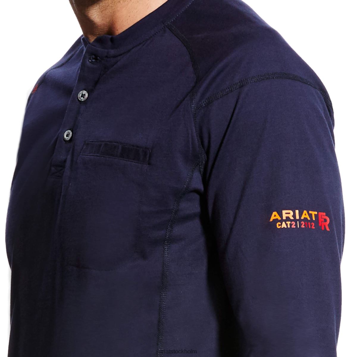 blast Ariat fr air henley Marin män F0484716
