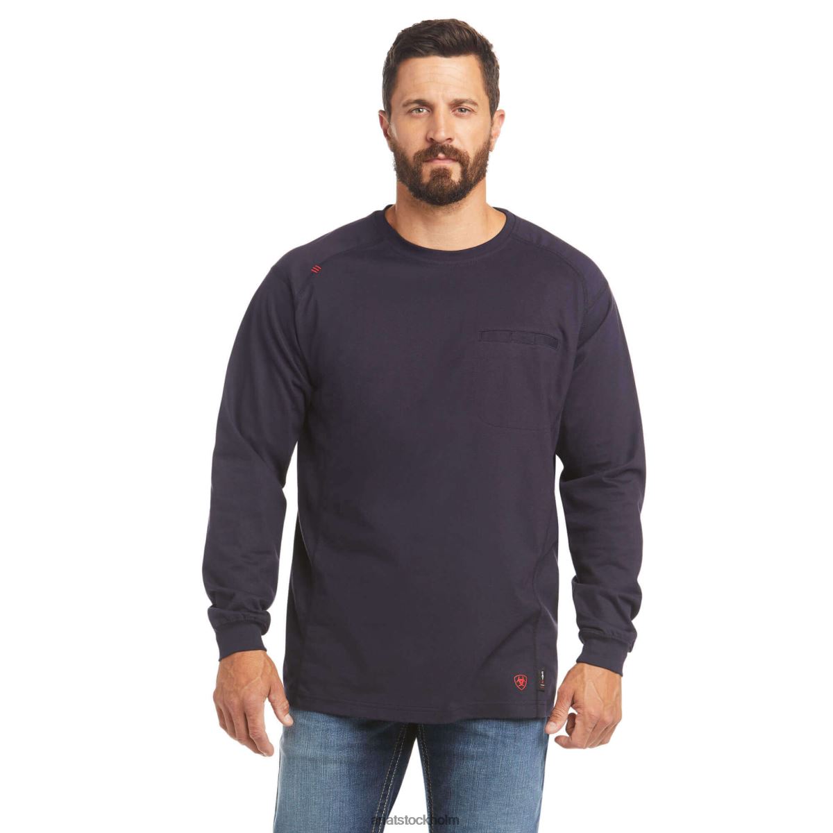 blast Ariat fr luft liv på linjen grafisk topp Marin män F0484829