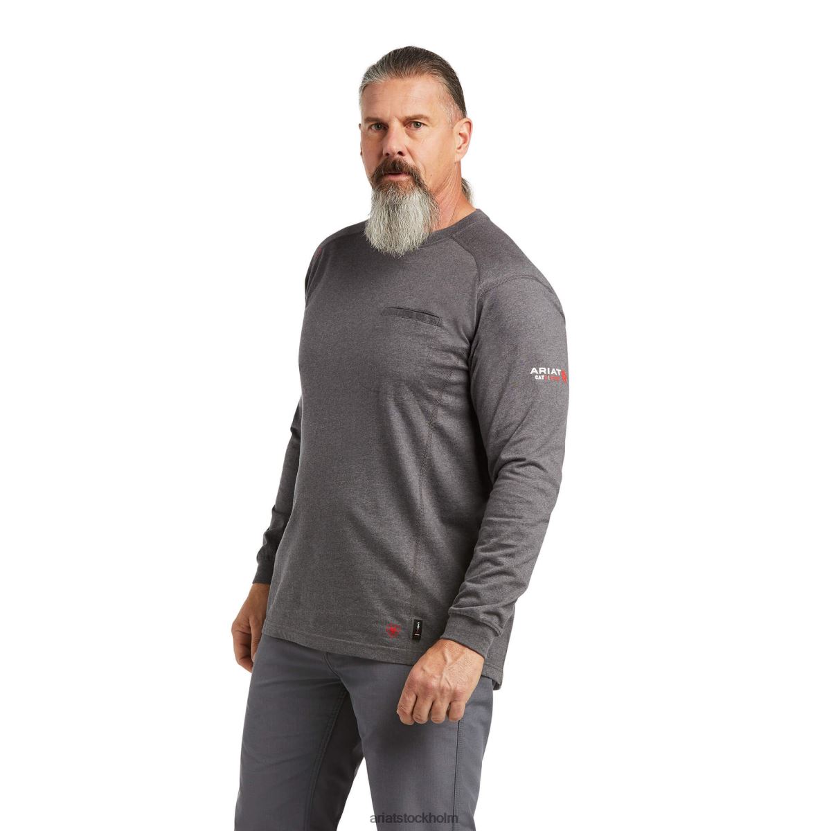 blast Ariat fr luft liv på linjen grafisk topp kolljung män F0484795