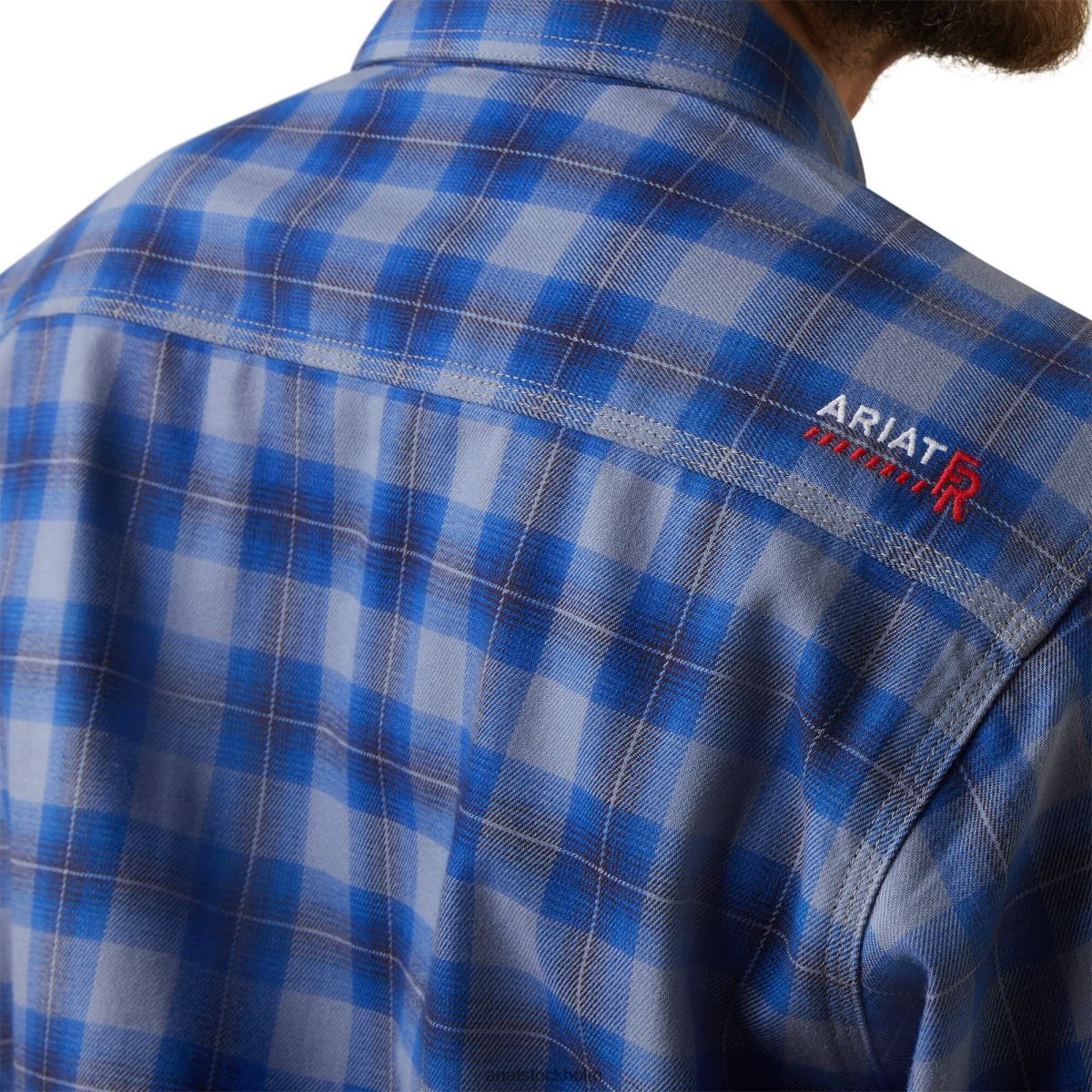 blast Ariat fr oz snap arbetsskjorta sten tvättad män F04841275