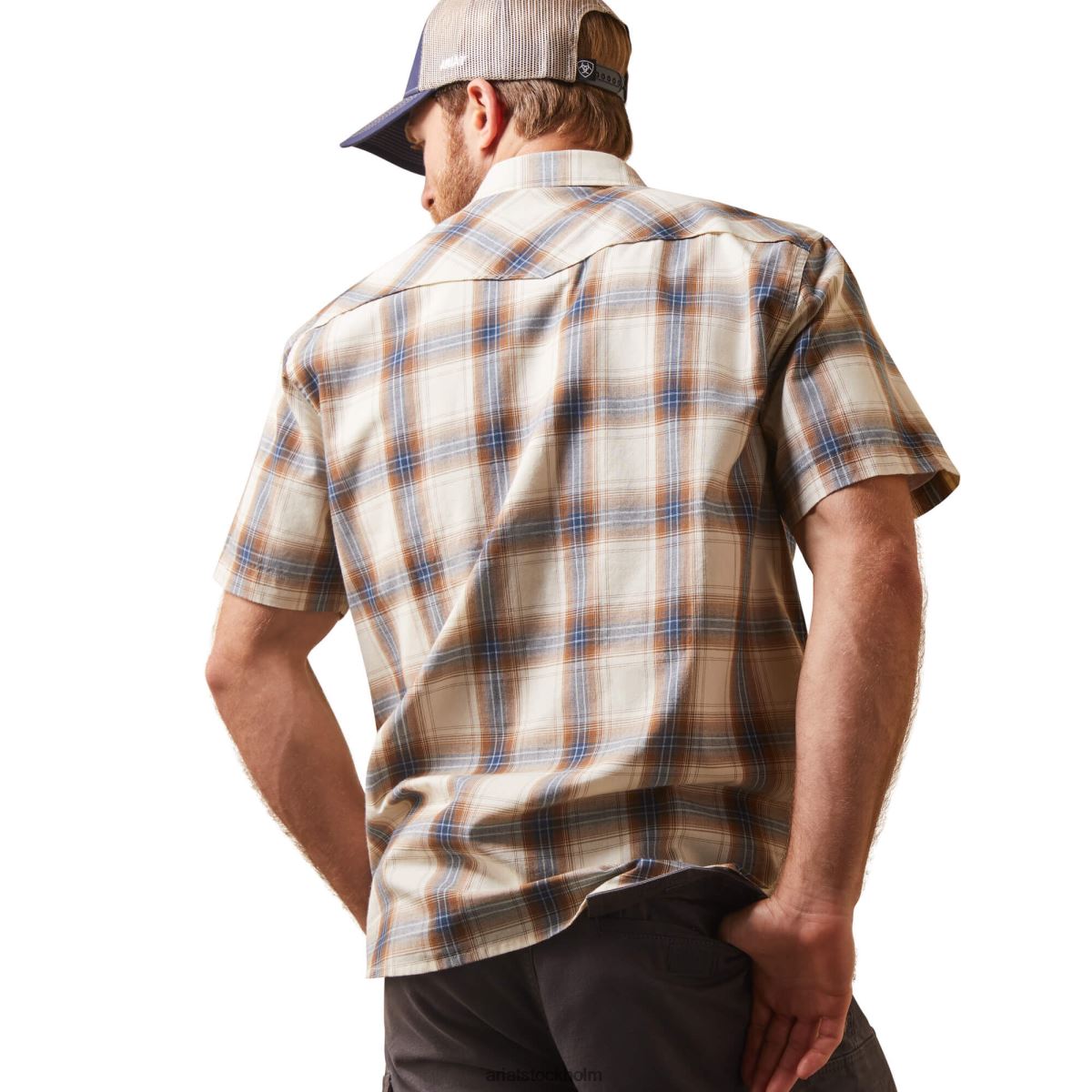 blast Ariat hasbro skjorta med retro passform vit sparris män F0484997