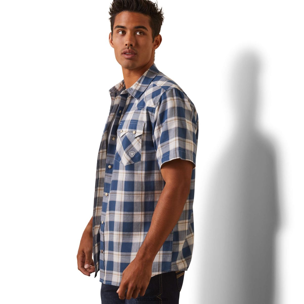 blast Ariat hummer skjorta med retro passform slagg män F04841103