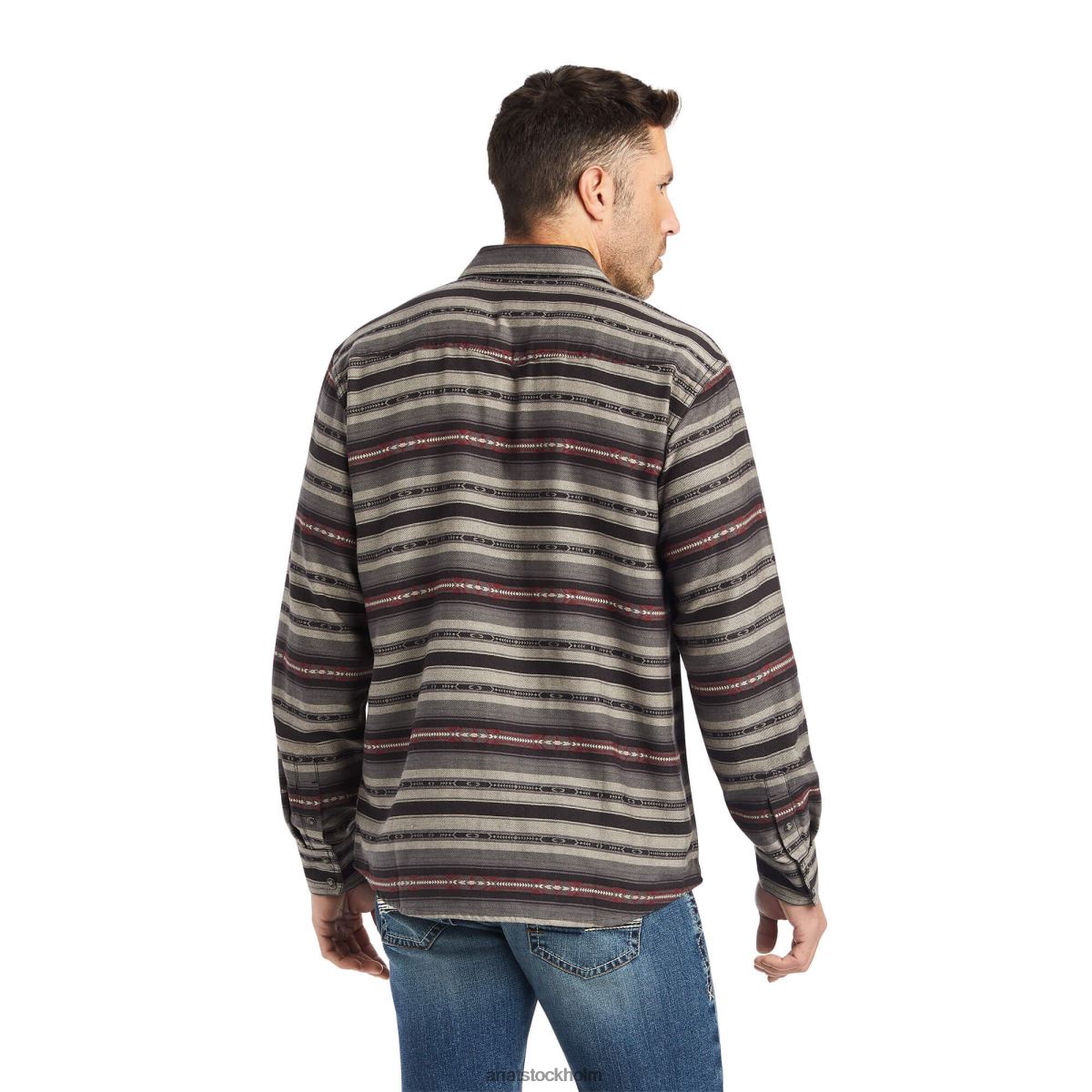 blast Ariat humphry skjorta med retro passform vitpeppar män F04841331