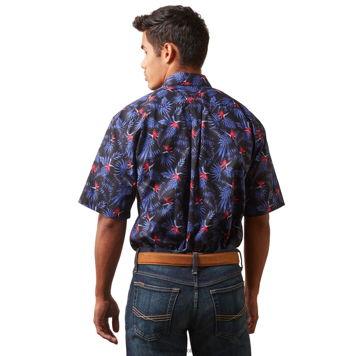 blast Ariat ike passad skjorta svart män F04841348