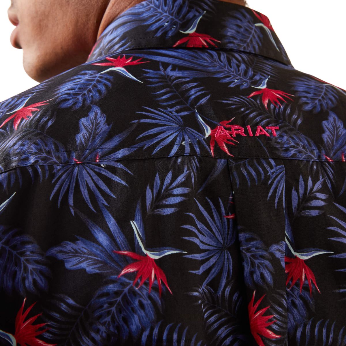 blast Ariat ike passad skjorta svart män F04841348