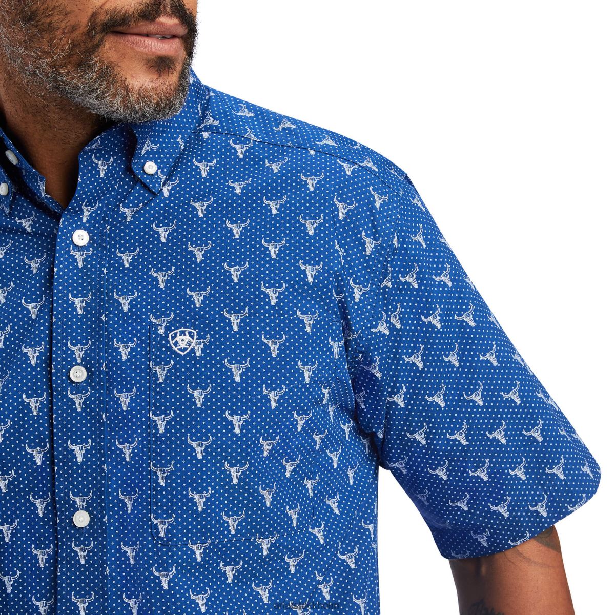 blast Ariat jai skjorta med klassisk passform kunglig safir män F04841058