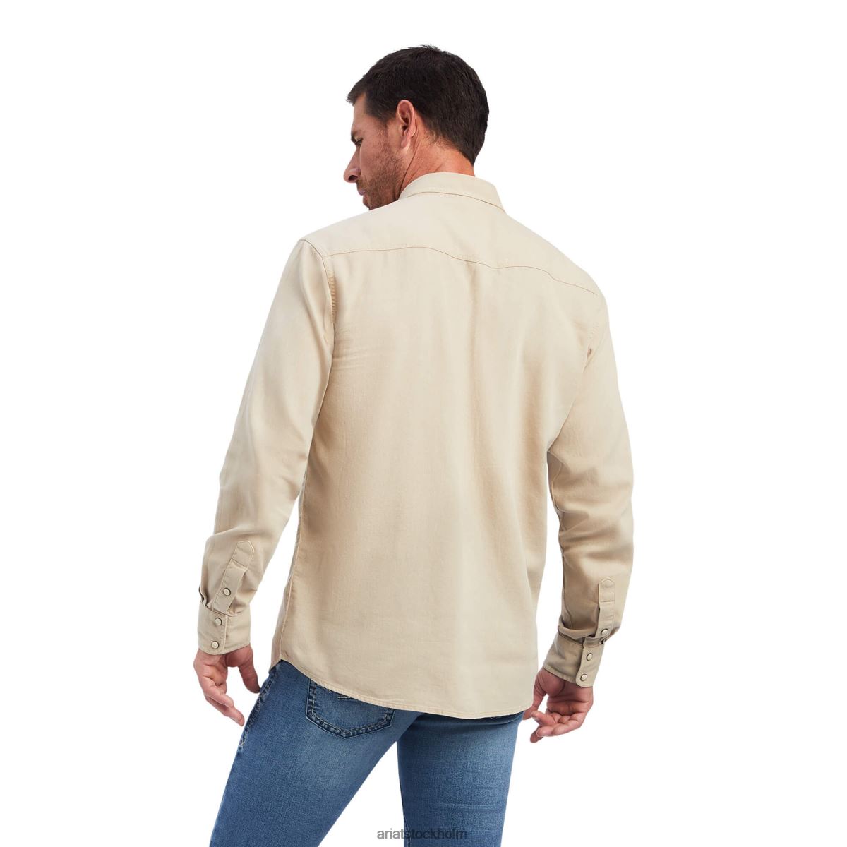 blast Ariat jurlington skjorta med retro passform vitpeppar män F04841034