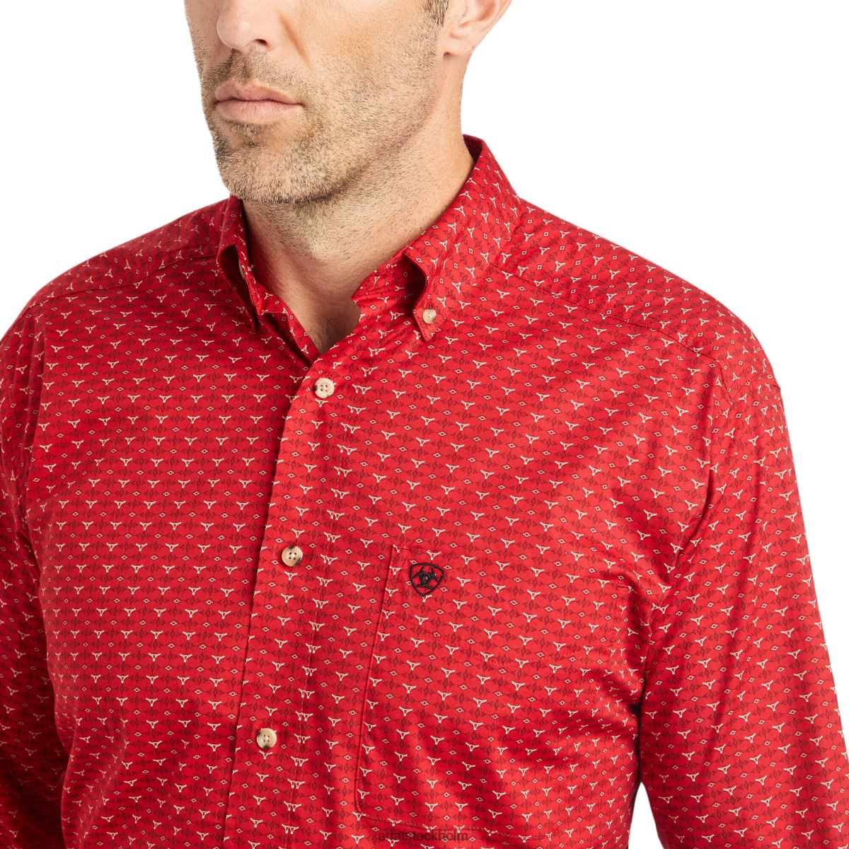 blast Ariat korbin stretch skjorta med klassisk passform samba män F04841193