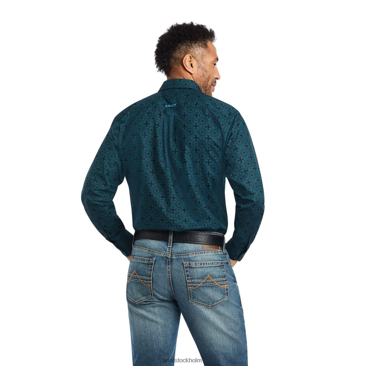 blast Ariat kyler figursydd skjorta havets djup män F0484965