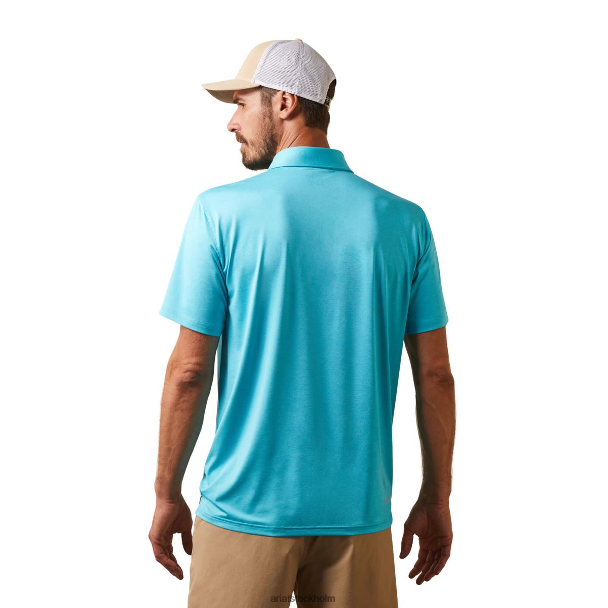 blast Ariat laddare 2.0 monterad polo påfågelsblå män F0484750