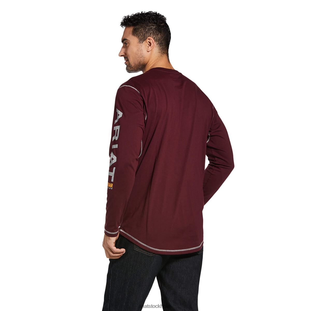 blast Ariat logotyp för armeringsjärn malbec män F0484882