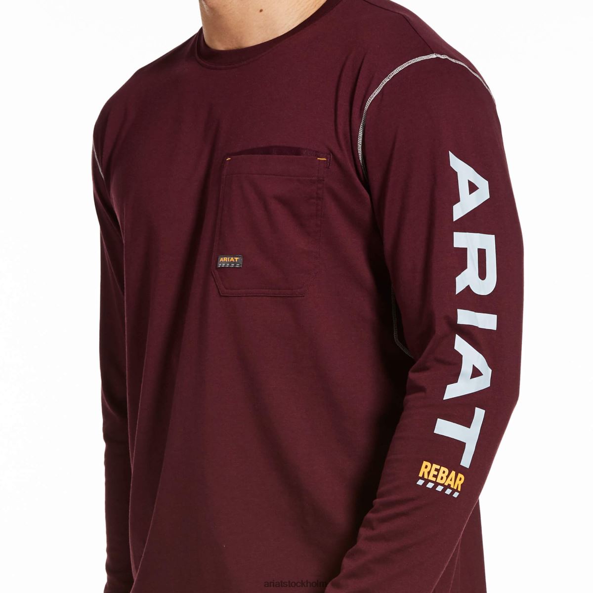 blast Ariat logotyp för armeringsjärn malbec män F0484882