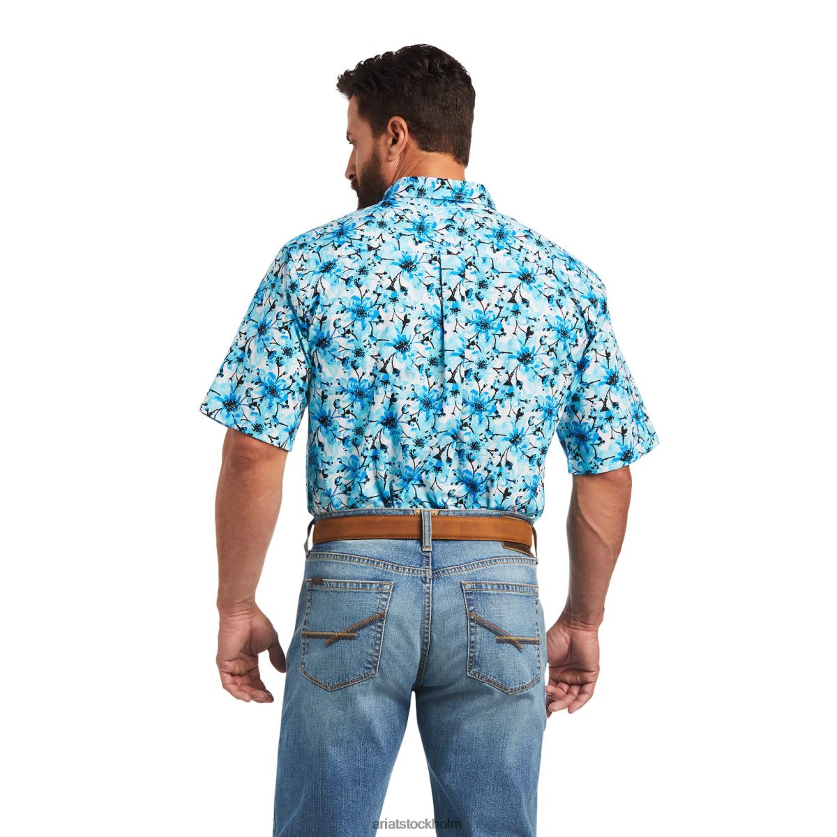 blast Ariat martin skjorta i klassisk passform vit män F04841124