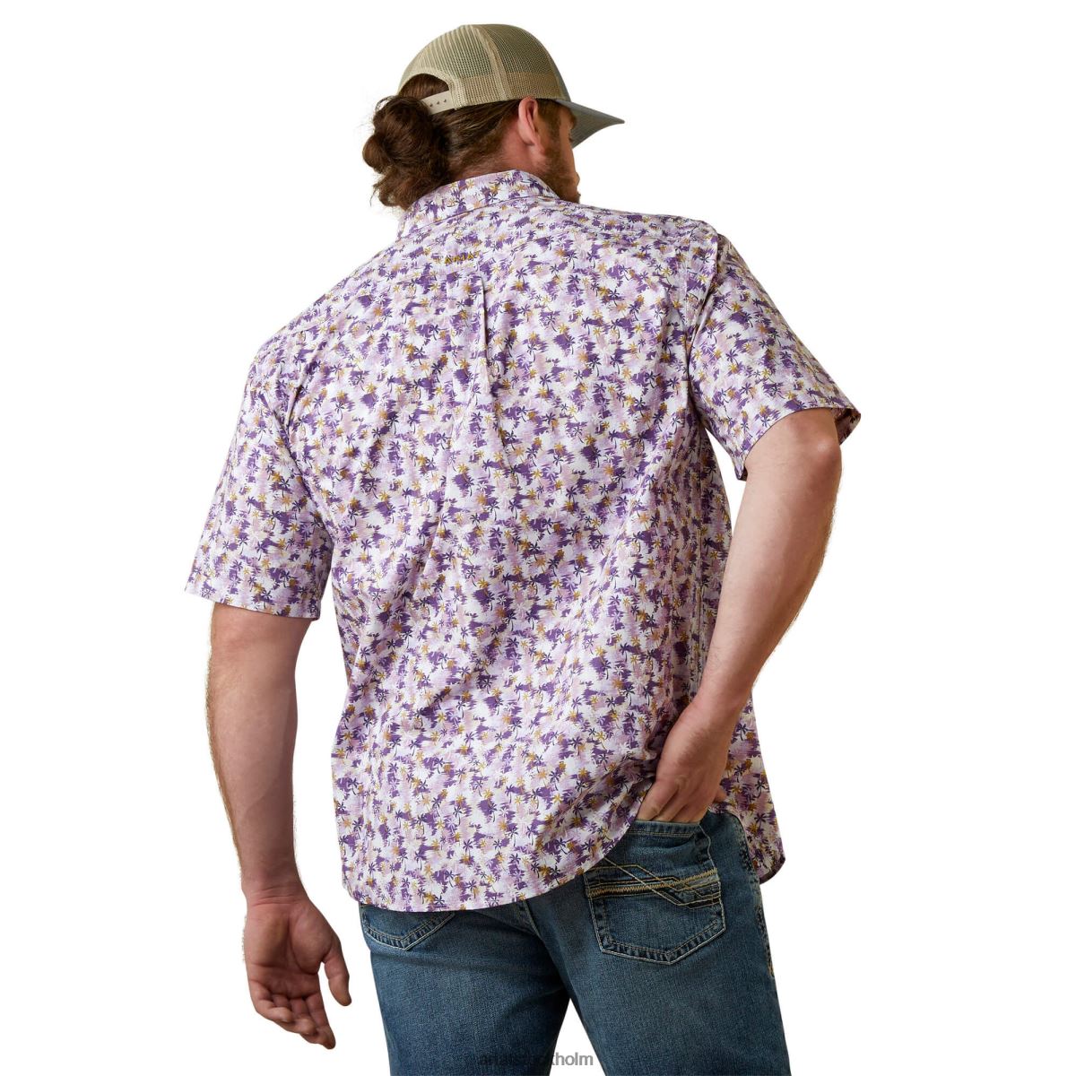 blast Ariat maximilian skjorta med klassisk passform lila män F04841161