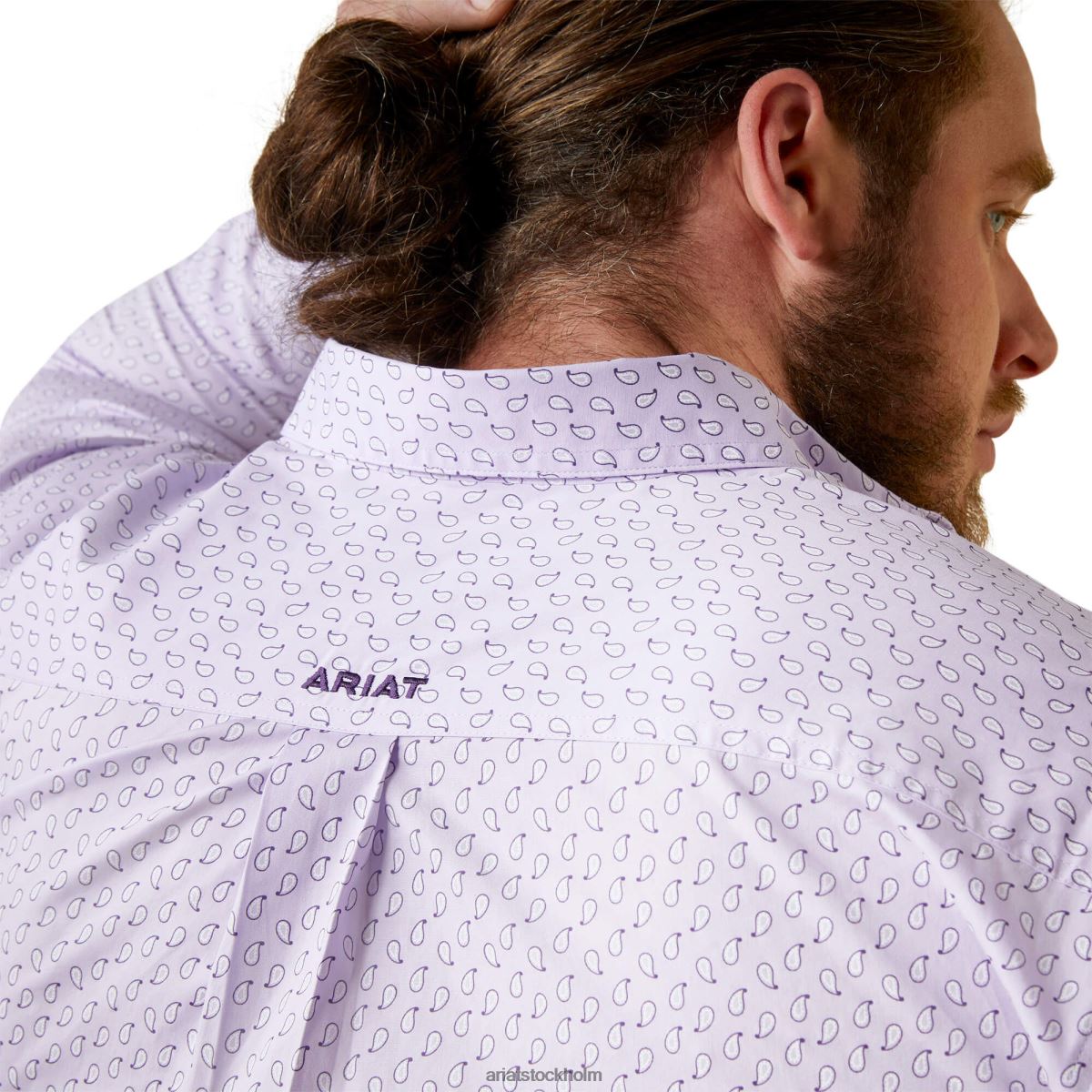 blast Ariat mccoy skjorta med klassisk passform lila män F04841159