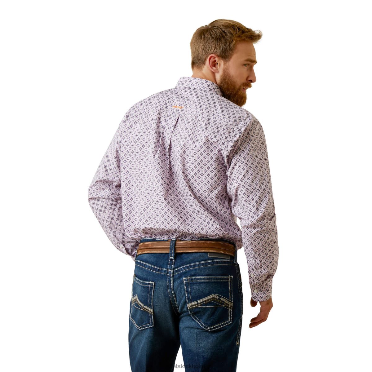 blast Ariat merrick monterad skjorta lila män F04841370