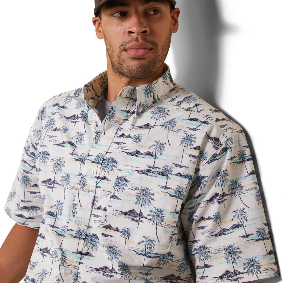 blast Ariat neymar skjorta i klassisk passform vit män F04841107