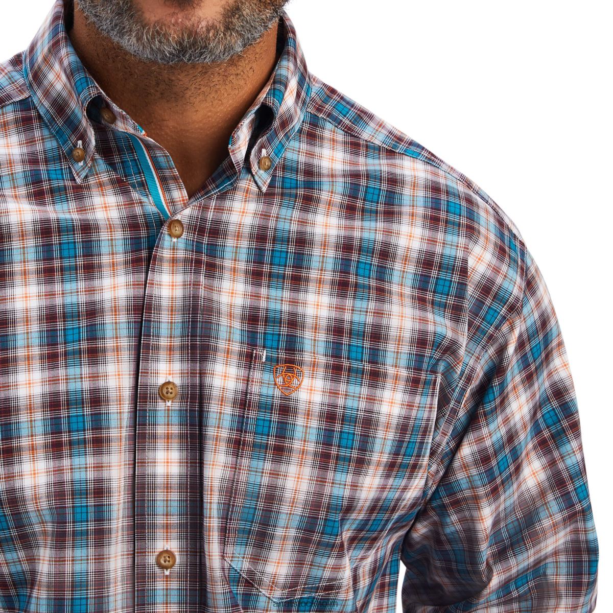 blast Ariat pro-serien francois stretch skjorta med klassisk passform vit män F04841031