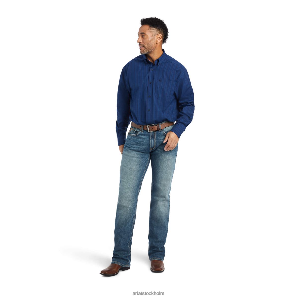 blast Ariat pro-serien gidion skjorta med klassisk passform peacoat män F04841329