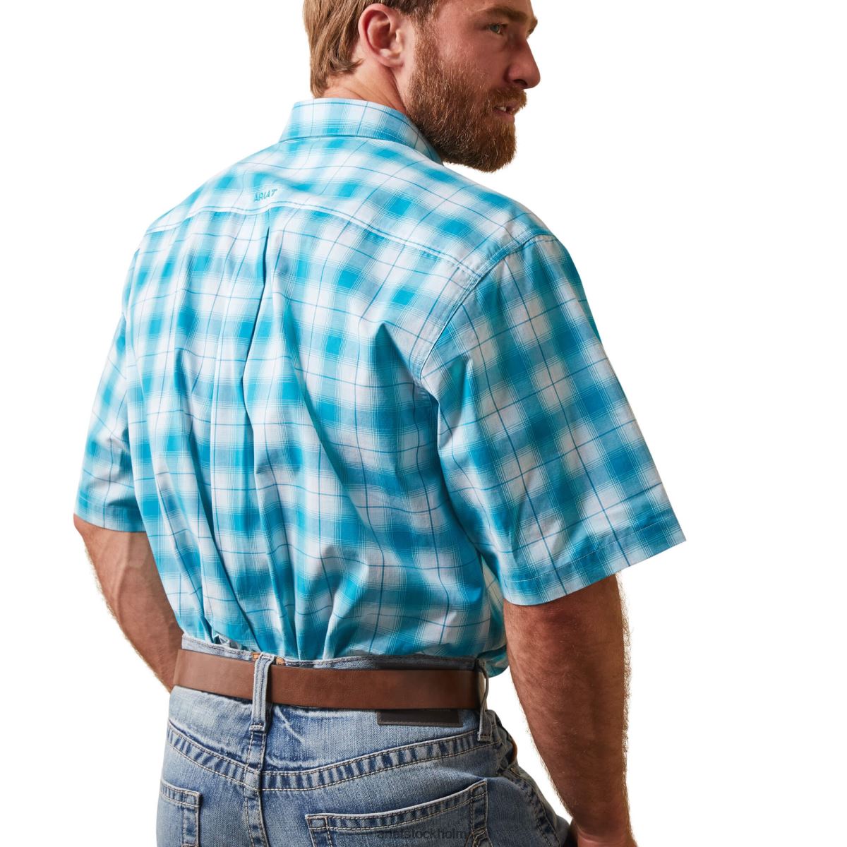 blast Ariat pro-serien khari skjorta med klassisk passform emalj blå män F04841010